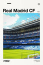 Famous Stadium Football Poster Football Fans Wall Art Decor Canvas Painting Stadium Minimalist Prints Aesthetic Wall Decoration