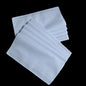 10-Pack 100% Cotton White Handkerchiefs 11 x 11 in (28 x 28 cm) Soft Washable Pocket Squares DIY