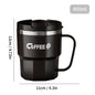 400ml (13.5oz) Double-Layer Insulated 304 Stainless Steel Coffee Mug – Sealed Travel Tumbler for Hot & Cold Drinks