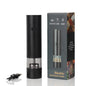 Rechargeable Electric Salt and Pepper Grinder Adjustable Coarseness Large Capacity Auto Spice Mill for Kitchen