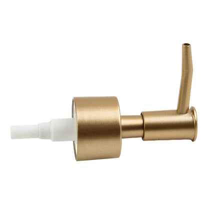 28/400 Thread Reusable Soap Dispenser Pump Head Brushed Finish Replacement for Kitchen & Bathroom Bottles