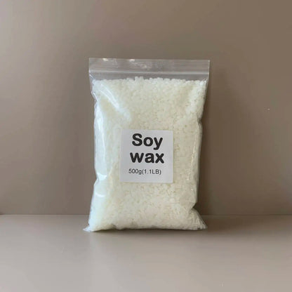 Natural Soy Wax Flakes & Granules for Candle Making — 50g–1000g
