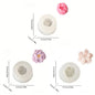 1 Reusable Rose S1-Pack Rose Silicone Mold for Soap, Candle, Clay & Plaster Crafts, Layered Petal Realistic Center, Flexible Reusable DIY Mold