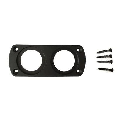 1/2/3/4 DIY Car USB Charger Switch Voltmeter Panel for Marine Cigarette Lighter Voltmeter Power Outlet Socket Panel Mount Holder