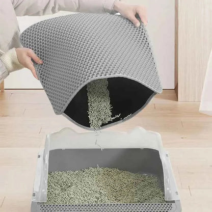 Cat Litter Mat – Waterproof Double Layer For Clean Floors