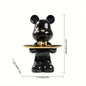 26cm Graffiti Abstract Resin Standing Bear Storage Statue Cute Animal Organizer Desk Decor Holder Gift for Home Office Ornament