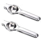 Stainless Steel Handheld Lemon Squeezer - Manual Citrus Press Juicer for Lemon, Lime & Orange - Easy Clean Kitchen Tool