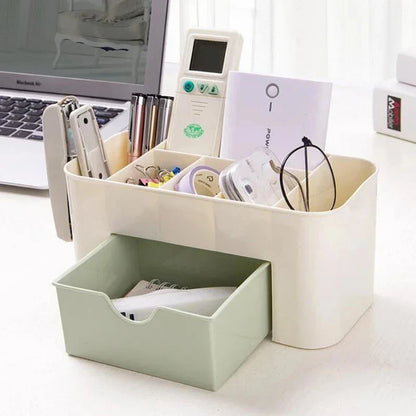 Multifunctional Nail & Cotton Swab Storage Box – Cosmetic Organizer