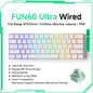 60% Magnetic Hot-Swappable Mechanical Keyboard — Tri-Mode USB-C / Bluetooth 5.0 / 2.4GHz, PBT Doubleshot Keycaps & ARGB Lighting