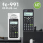 Scientific Calculator — Matrix & Equation Solver, Complex Number Function Calculator, 12-Digit Dual-Power for Office & Finance