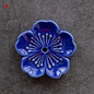 Cherry Blossom Ceramic Incense Burner Sakura Incense Stick Holder Aromatherapy Censer Home & Office Decor
