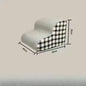 High-Density Foam Pet Steps 2 or 3-Step Non-Slip Dog & Cat Stairs for Older Pets Sofa Bed Ladder for Joint Pain