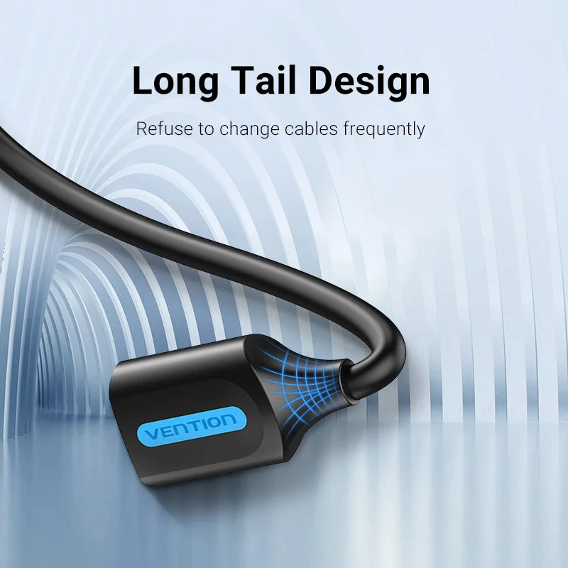 USB 3.0 Extension Cable Male to Female — 5Gbps USB 2.0/3.0 Extender Cord, Multiple Lengths 0.5–3m (1.6–9.8ft) for PC, TV, Xbox, Printer, SSD