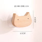 Star Moon wooden decoration Hooks Cute Cartoon animal adhesive wall omnipotent Hooks key holder for the wall home and decoration