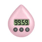 Waterproof Digital Shower & Kitchen Timer with Magnetic Backing, Suction Cup and Wall Mount - Countdown/Count-Up