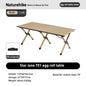Portable Foldable Camping Picnic Table – Roll-Up Color Block Desktop, Carbon Steel Frame (Small/Medium/Large)