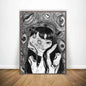 Black And White Ito Junji Tomie Poster HD Art Sticky Wall Waterproof Home Living Room Bar Decoration