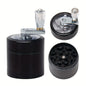 Manual Stainless Steel Nut & Hard Spice Grinder - Handheld Nutmeg, Ginger, Rock Salt & Peppercorn Crusher