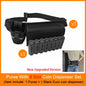 Waiter Cash Wallet Waist Bag with 8-Slot Euro Coin Dispenser – Fanny Pack Coin Holder for Servers, Drivers & Cashiers
