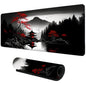 Night Moonlight Large Gaming Mouse Pad Non-Slip Stitched Rubber Desk Mat for Laptop PC Esports