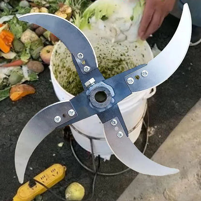 Feed Chopper Blade for Chickens Ducks Geese Pigs - Fruit & Vegetable Cutter Grass Shredder