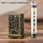 Vertical Alloy Incense Burner Hollow Stickless Powder Holder | Xiangyun Home Fragrance Ornament