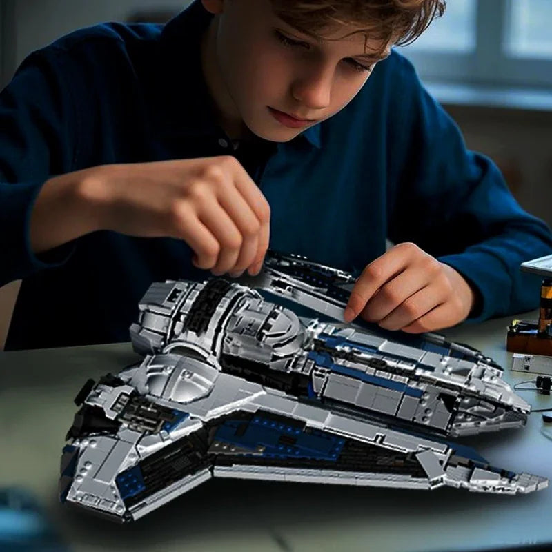Barweer 2948-Piece MOC Kom'rk-Class Fighter Transport Building Block Model
