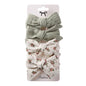 4Pcs Baby Bows Hair Clips Cotton Linen Hairpins for Girls
