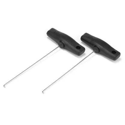 2-Pack Speedometer Pull-Out Hook Extractor Tool — Instrument Cluster Removal Hooks (Stainless Steel)
