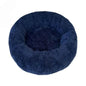 Round pet bed for anxious pets - Plush and calming