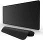 XXL Black Gaming Mouse Pad – Large Non-Slip Rubber Desk Mat for Keyboard, PC & Laptop