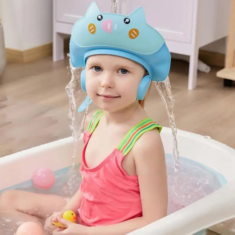 Adjustable Baby Shower Cap for Bathing and Hair Washing