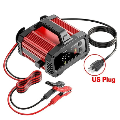 12V/24V Smart Battery Charger, 25A/15A for Lead-Acid & LiFePO4