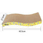 Corrugated Cardboard Cat Scratcher – Double-Sided Catnip Scratch Board for Sofa, Bed & Cushion