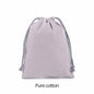 Cotton Drawstring Canvas Bags - White Reusable Gift & Storage Pouches for Candy, Jewelry, Travel and Home Organization