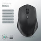 Bluetooth 5.2 + 2.4G Dual-Mode Wireless Mouse Rechargeable Silent 1600 DPI for Laptop Windows Mac Android