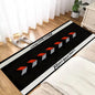 VIKAMA Cool Racing Car Long Rug Anti-slip Noise Reduction Home Decoration Motorcycle Display Mat Garage Floor Mat Bedside Rug