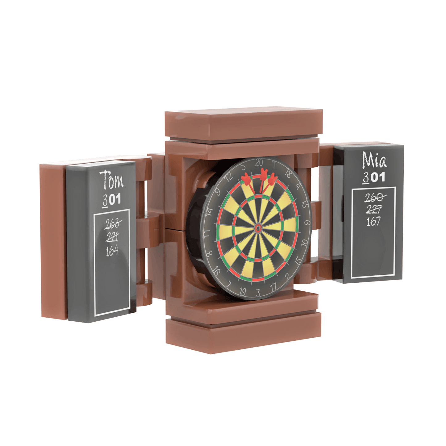 Dart Board - Custom Printed Minifig Scale - Made using LEGO® parts