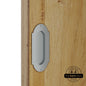Barn Door Full Radius with Wings Flush Pull