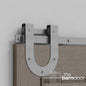 Horseshoe Heavy Duty Sliding Barn Door Hardware Kit