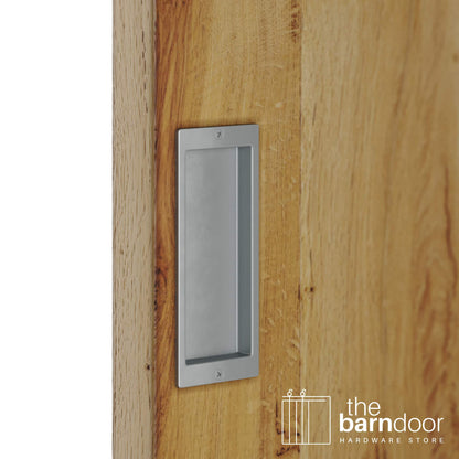 Barn Door Square Corner Flush Pull