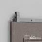 J Top Mount Heavy Duty Sliding Barn Door Hardware Kit
