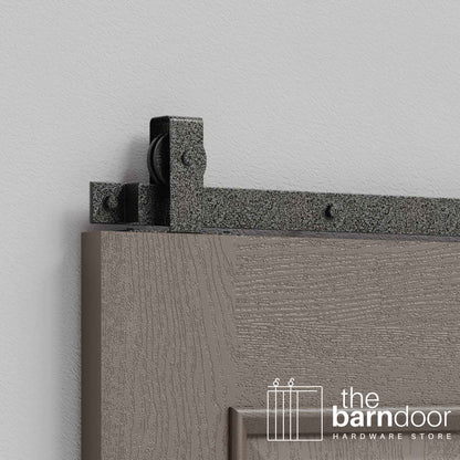 Flat Top Top Mount Heavy Duty Sliding Barn Door Hardware Kit