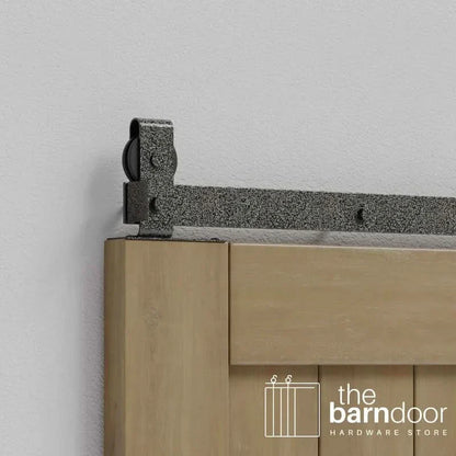 Modern J Top Mount Bifold Barn Door Hardware Kit | 4-Door Biparting