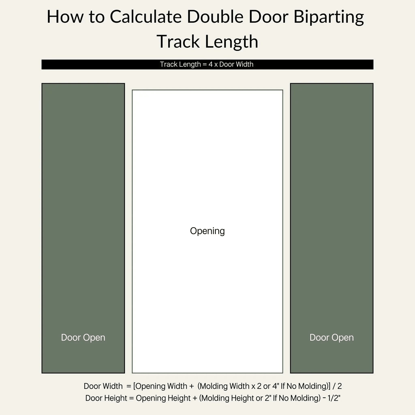 Straight Strap Brushed Nickel Single Track Barn Door Hardware Kit