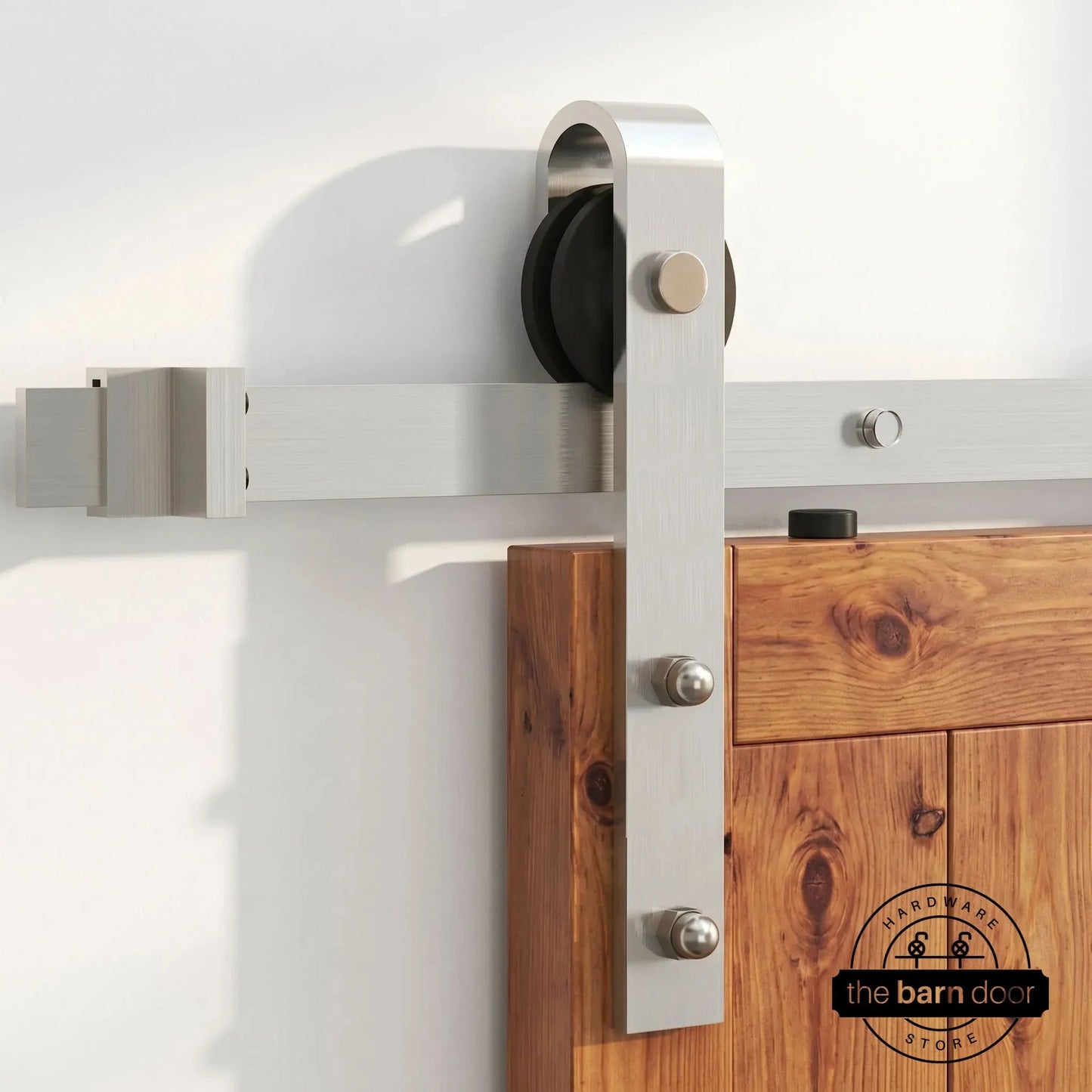 Classic Double Barn Door Kit | Brushed Nickel Hardware