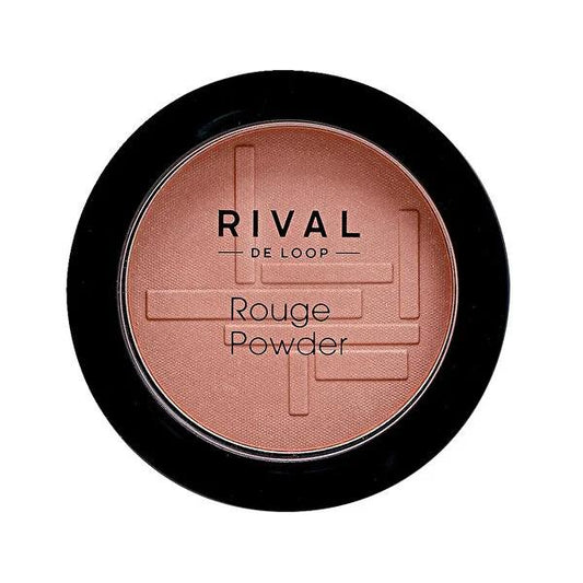 Rival de Loop Makeup Powder, Soft Texture Cheek Blush for Natural Healthy Glow - No:02 Hibiscus