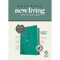 NLT Compact Giant Print Bible, Filament Enabled (Leatherlike, Peony Rich Teal, Indexed, Red Letter) - Imitation Leather
