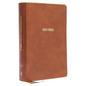 Nkjv, Foundation Study Bible, Large Print, Leathersoft, Brown, Red Letter, Thumb Indexed, Comfort Print: Holy Bible, New King James Version - Imitation Leather