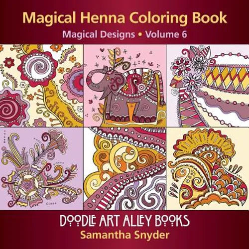 Magical Henna Coloring Book: Magical Designs - Paperback